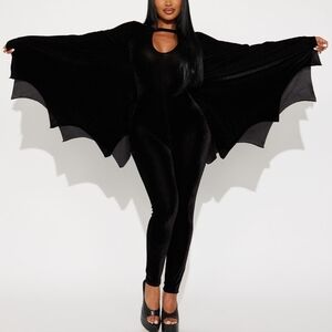 Black Batwing Jumpsuit COSTUME